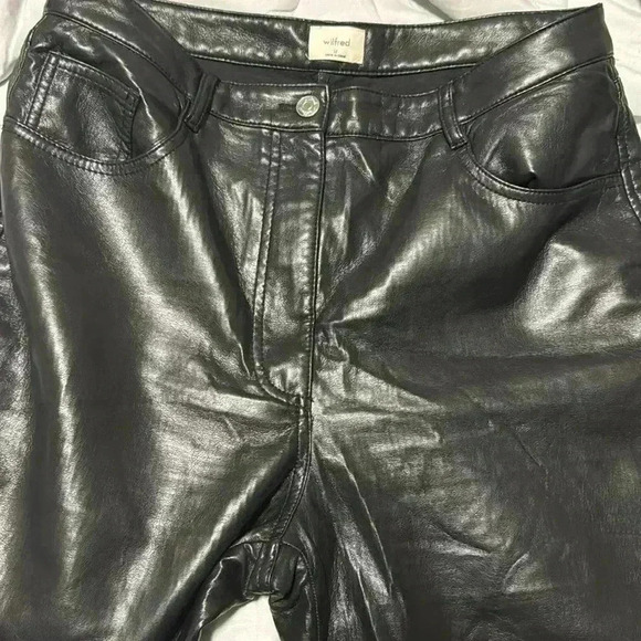 Wilfred ARITZIA vegan leather pants - Picture 6 of 7